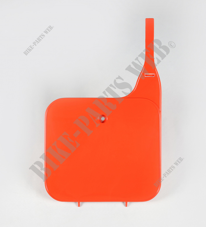Plastic, front plate Flash Red R119 Honda CR125R, CR250R and CR500R from 1984 to 87 - PLAQUE AV CR R119